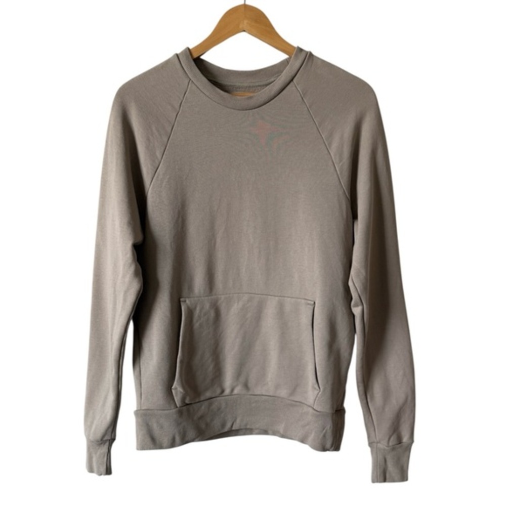 Everlane Organic Cotton Crewneck‎ Sweatshirt Taupe Neutral NWOT XS